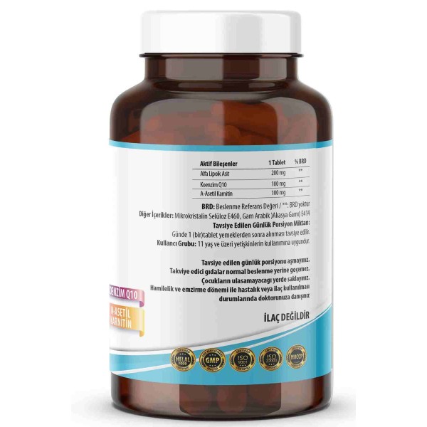 Ncs Alfa Lipoik Coenzim 200 Mg 90 Tablet 