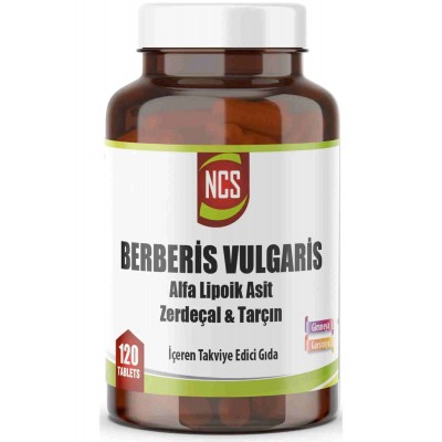 Ncs Berberis Vulgaris Alfa Lipoik Asit Zerdeçal 120 Tablet
