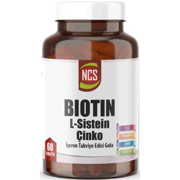 Ncs Biotin L Sistein Çinko 60 Tablet