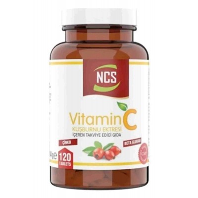 Ncs C Vitamini 1000 mg Beta Glucan Zinc Rose Hips 120 Tablet