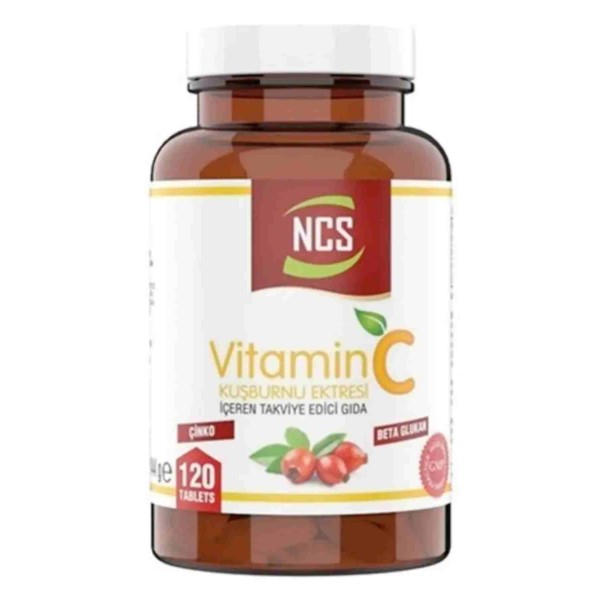 Ncs C Vitamini 1000 mg Beta Glucan Zinc Rose Hips 120 Tablet