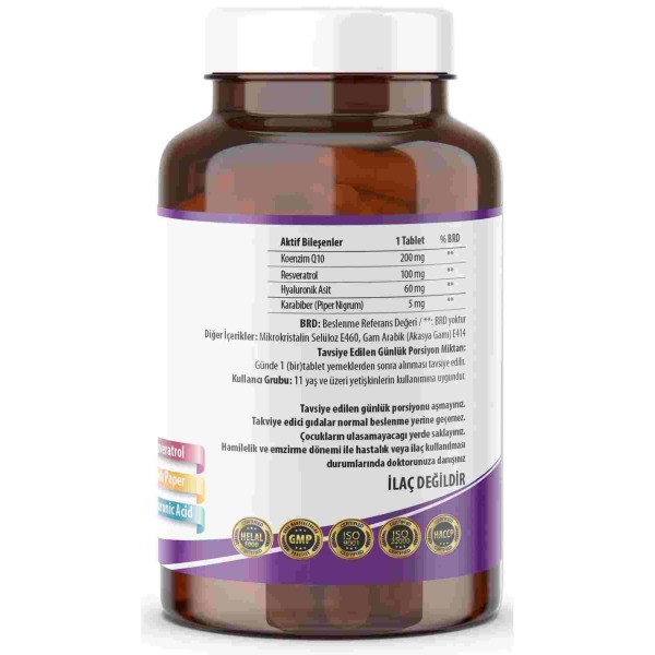 Ncs Coenzyme Q-10 Resveratrol 200 Mg 90 Tablet Ncs Coenzyme Q-10 Resveratrol 200 Mg 90 Tablet