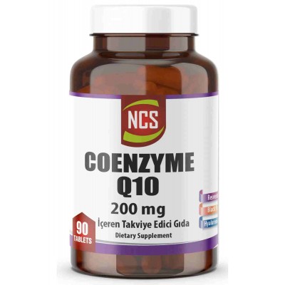 Ncs Coenzyme Q-10 Resveratrol 200 Mg 90 Tablet