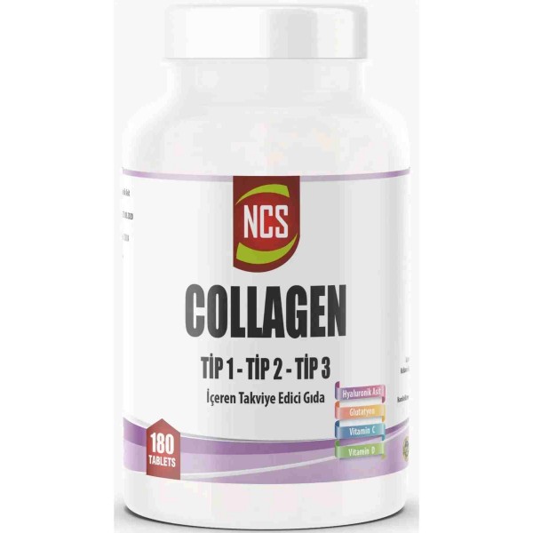 Ncs Collagen Tip 1 – 2 – 3 Glutatyon 180 Tablet Ncs Collagen Tip 1 – 2 – 3 Glutatyon 180 Tablet