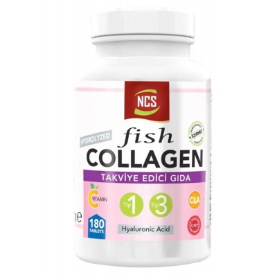 Ncs Collagen Tip 1-3 Balık Kollajen CLA 180 Tablet