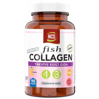 Ncs Collagen Tip 1-3 Balık Kollajen CLA 90 Tablet