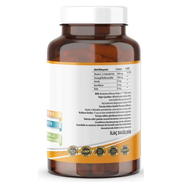 Ncs Ester C Vitamini Kara Mürver 120 Tablet