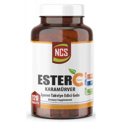 Ncs Ester C Vitamini Kara Mürver 120 Tablet