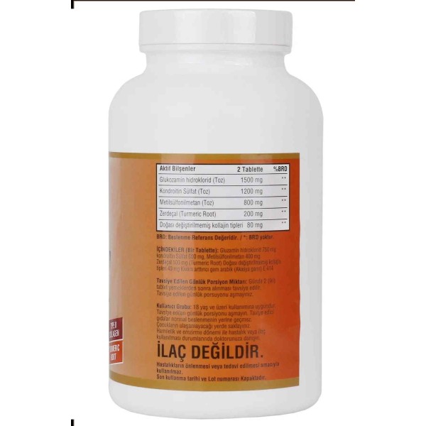 Ncs Glucosamine Chondroitin Msm Type Iı Turmeric 120 Tablet