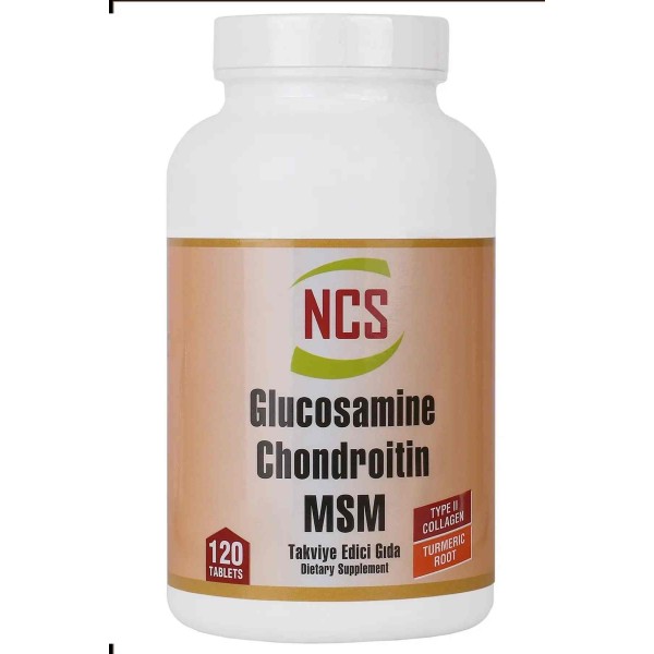 Ncs Glucosamine Chondroitin Msm Type Iı Turmeric 120 Tablet