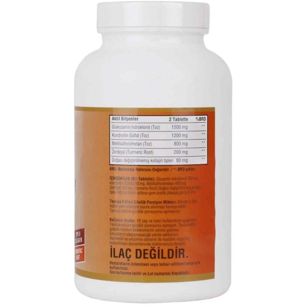 Ncs Glucosamine Chondroitin Msm Type Iı Turmeric 180 Tablet Ncs Glucosamine Chondroitin Msm Type Iı Turmeric 180 Tablet