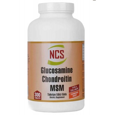 Ncs Glucosamine Chondroitin Msm Type Iı Turmeric 300 Tablet