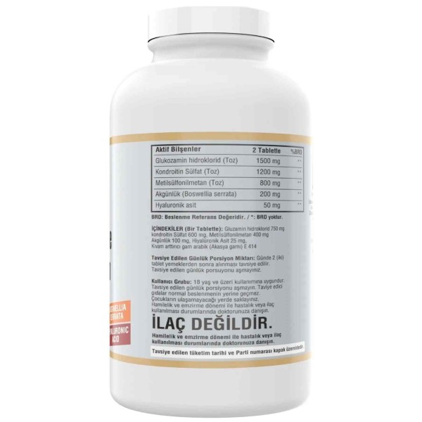 Ncs Glucosamine Chondroitin Msm Hyaluronic Acid Boswellia Serrata 300 Tablet