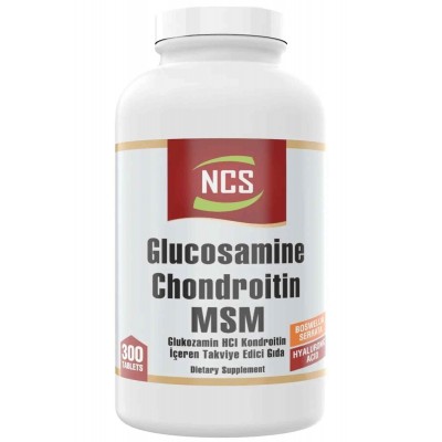 Ncs Glucosamine Chondroitin Msm Hyaluronic Acid Boswellia Serrata 300 Tablet
