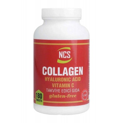 Ncs Hidrolize Collagen 1000 Mg Hyaluronic Acid C Vitamini 180 Tablet