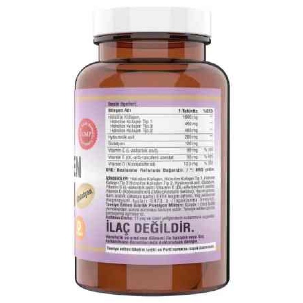Ncs Hidrolize Collagen 1000 Mg Hyaluronic Acid C Vitamini 90 Tablet Ncs Hidrolize Collagen 1000 Mg Hyaluronic Acid C Vitamini 90 Tablet