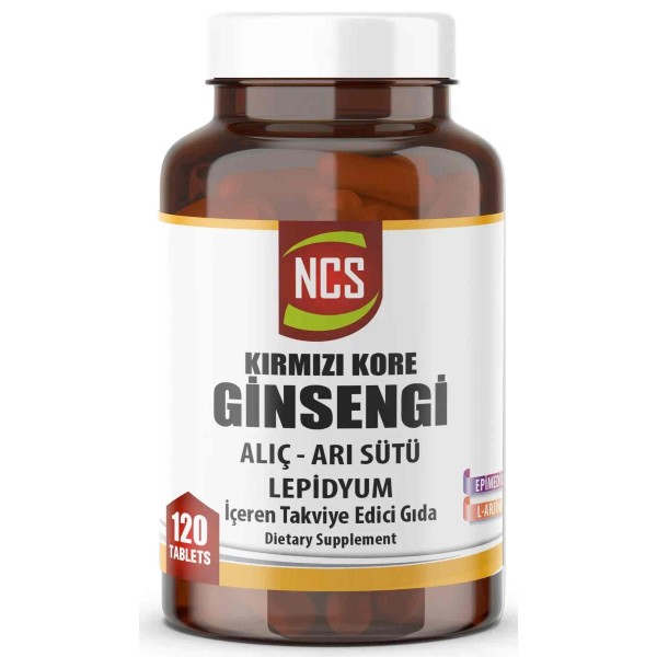 Ncs Korean Red Ginseng Alıç Arı Sütü L Arginin 120 Tablet Ncs Korean Red Ginseng Alıç Arı Sütü L Arginin 120 Tablet