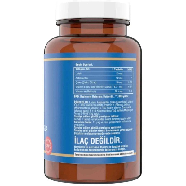 Ncs Lutein 15 Mg Astaksantin 12 Mg 60 Tablet Ncs Lutein 15 Mg Astaksantin 12 Mg 60 Tablet