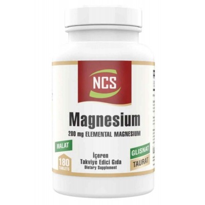 Ncs Magnezyum Elementel 180 Tablet