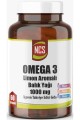 Ncs Omega 3 Balık Yağı 1000 Mg Yumuşak Kapsül Doğal Limon Aromalı 60 Kapsül