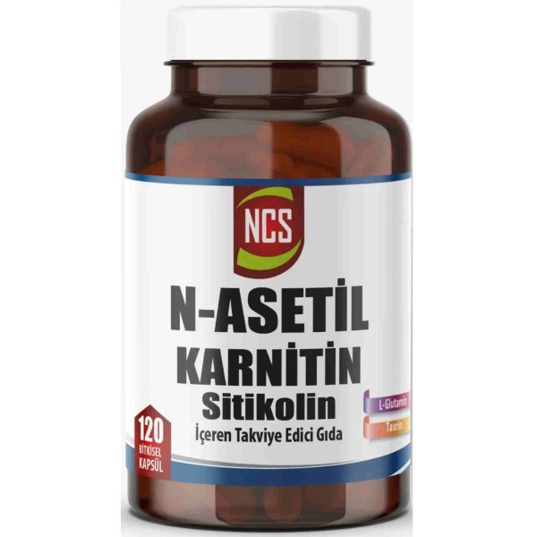 Ncs Sitikolin N-asetil Karnitin 120 Bitkisel Kapsül