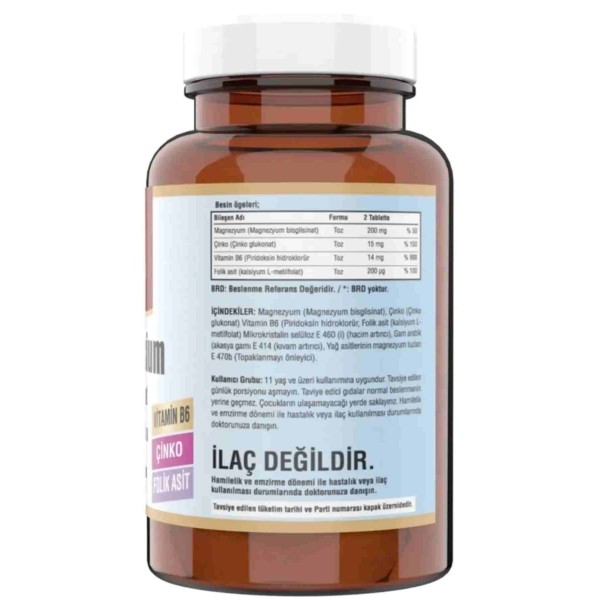 Ncs Zma Magnesium Bisglisinat 120 Tablet