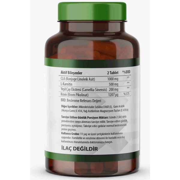 Up Nutrition Cla L Karnitin Yeşil Çay 90 Tablet