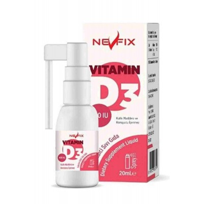 Nevfix D Vitamini Vitamin D3 400 Iu Sprey 20 Ml