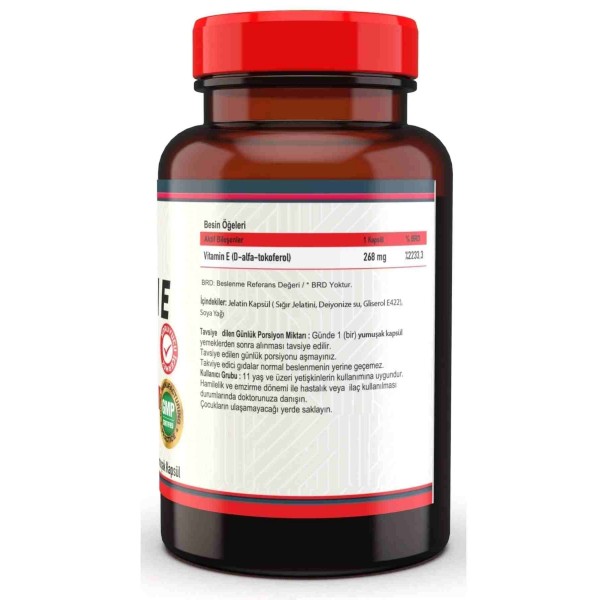 Nevfix Vitamin E 400 Iu (268 Mg) 100 Yumuşak Kapsül
